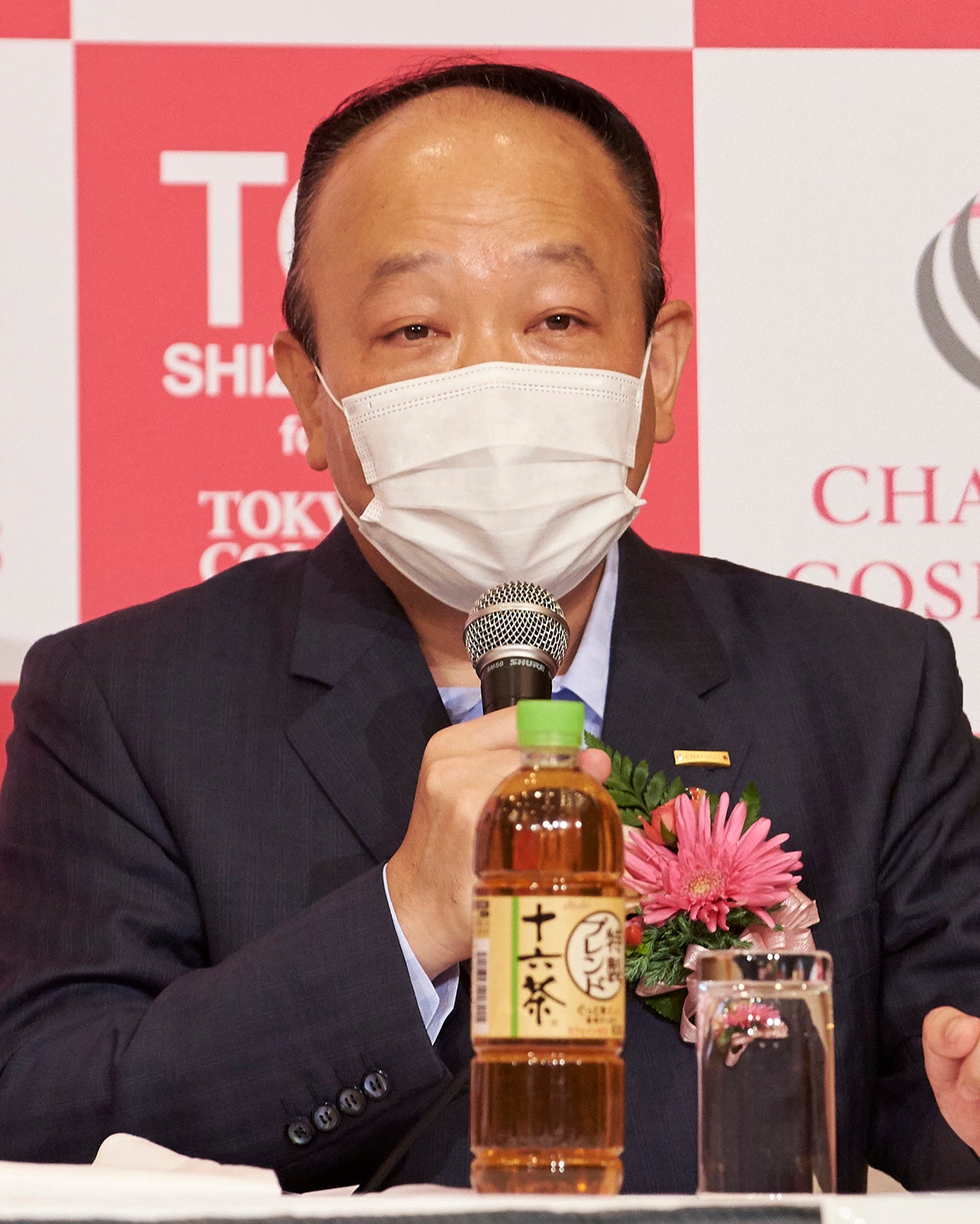 川村卓史（プラチナパートナー 株式会社シャンソン化粧品 代表取締役社長）（C）SDGs推進 TGC しずおか 2023 by TOKYO GIRLS COLLECTION 記者発表会