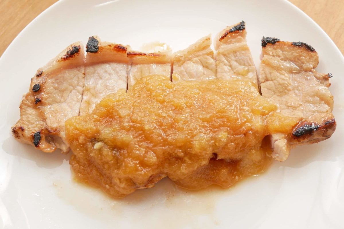 家庭で簡単ポークステーキ