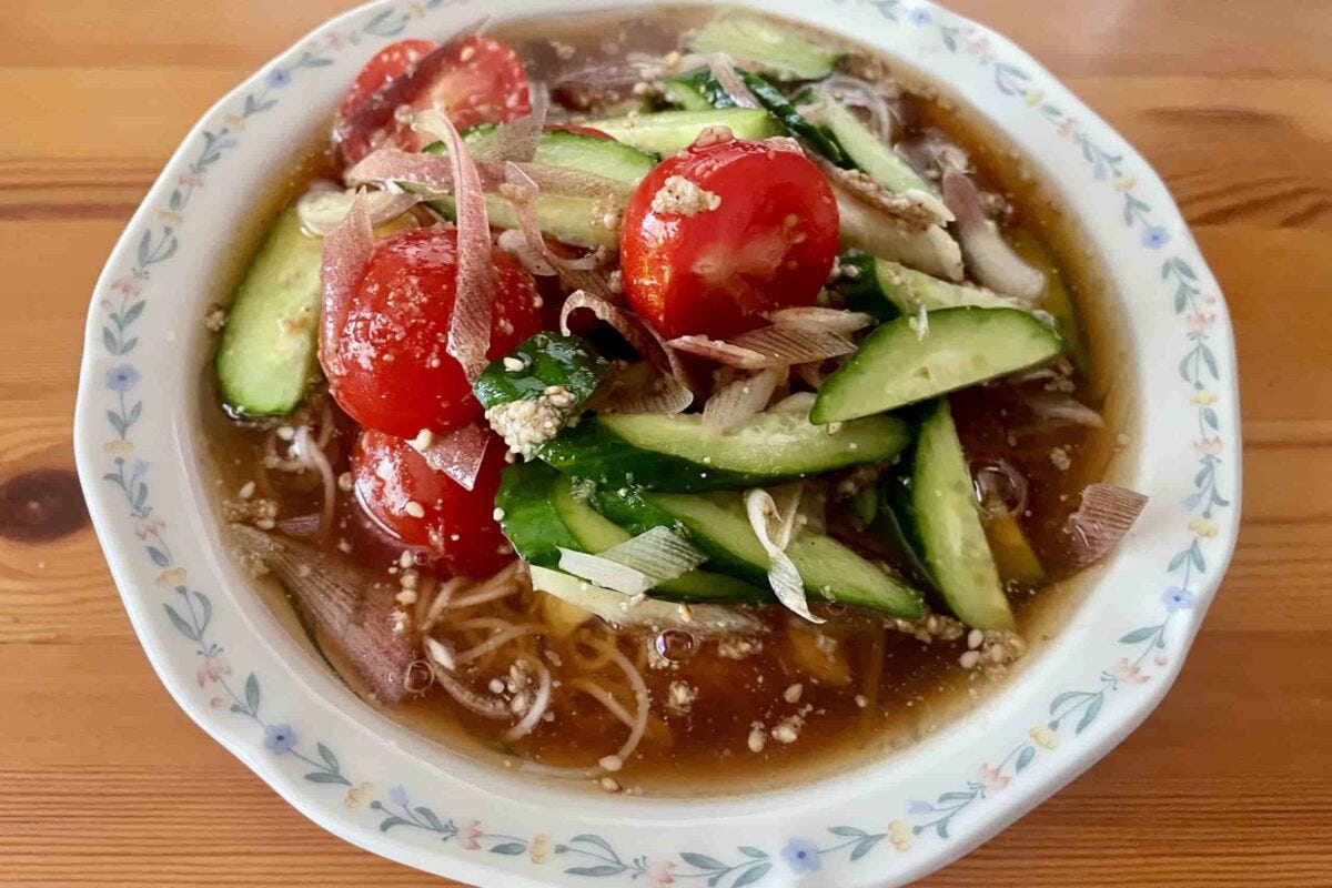 冷やしスープそうめん