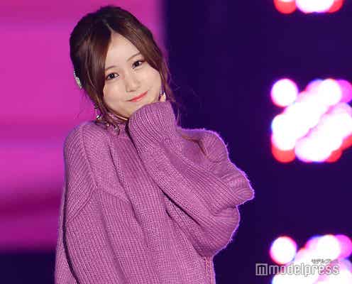 乃木坂46星野みなみ、ピンクニットで“可愛いの天才”ぶり発揮<GirlsAward 2019 A/W>