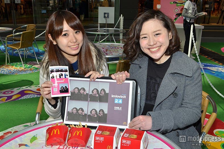 撮影した写真が印刷されたバージョンの特製シート