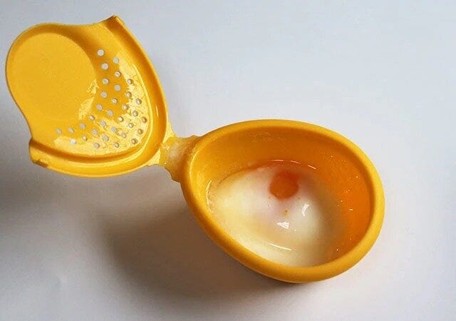 ダイソーのレンジでカンタン！温泉たまご3
