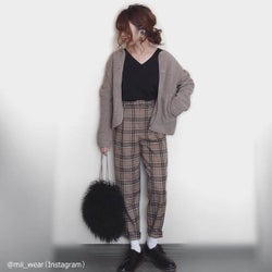 【GU】2019年トレンドのチェック柄コーデ