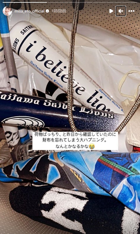 衛藤美彩Instagramストーリーズより