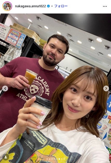 中川安奈Instagramより