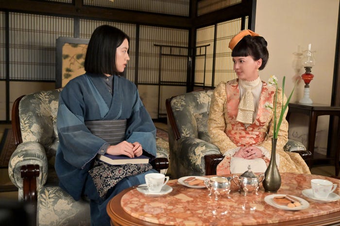 上坂樹里、多部未華子「風、薫る」第24話(C)NHK