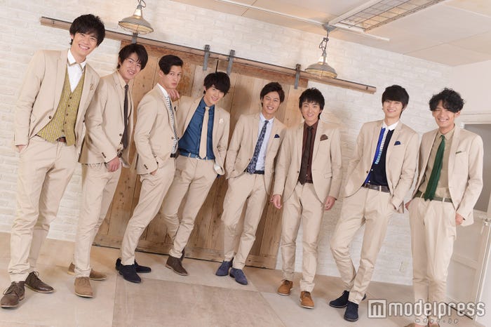 SOLIDEMO/左から:山口智也、佐脇慧一、シュネル、向山毅、手島章斗、佐々木和也、中山優貴、木全寛幸(C)モデルプレス※写真は2016年4月のもの