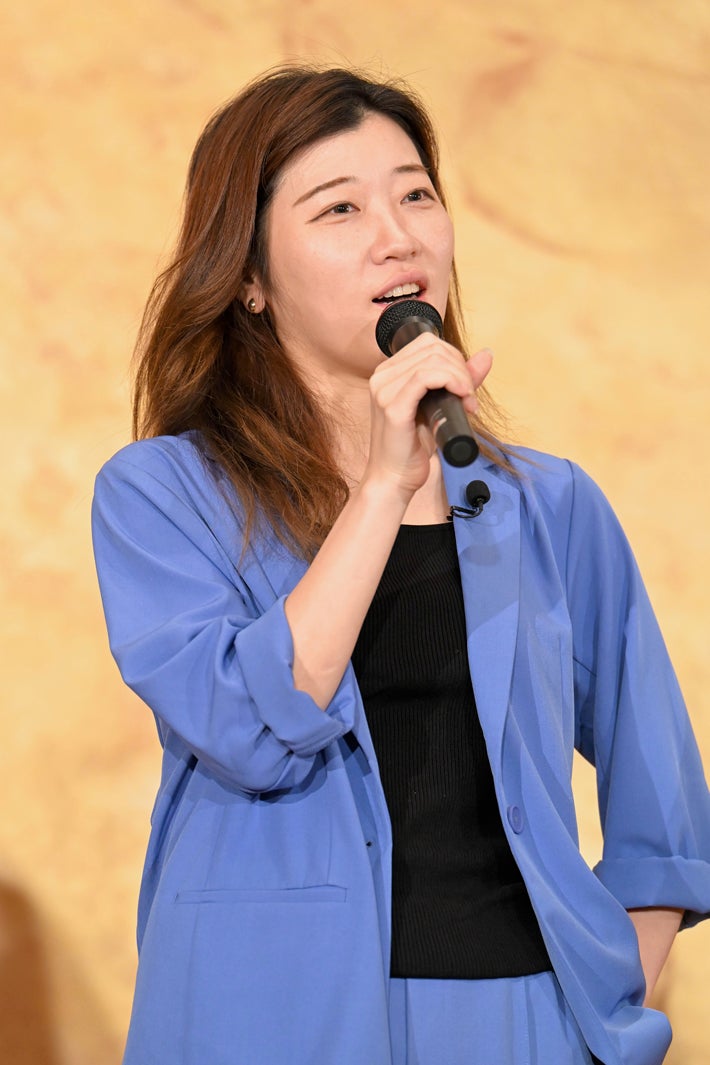 ヒコロヒー「内村プロデュース」出演者内定発表会見より（C）テレビ朝日