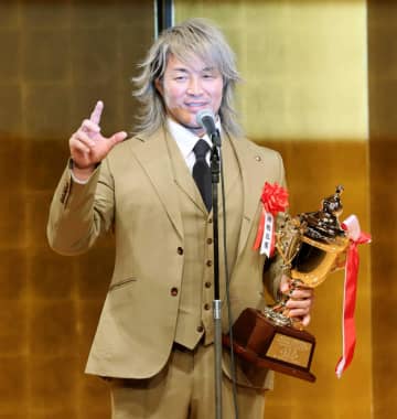 棚橋弘至 1.4引退試合を26年ベストバウトに「面白い。あるね」 プロレス大賞・技能賞初受賞で“生涯グランドスラム”