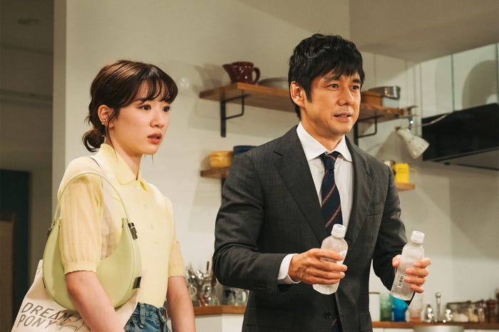 永野芽郁、西島秀俊/「ユニコーンに乗って」第3話より(C)TBS/撮影:加藤春日