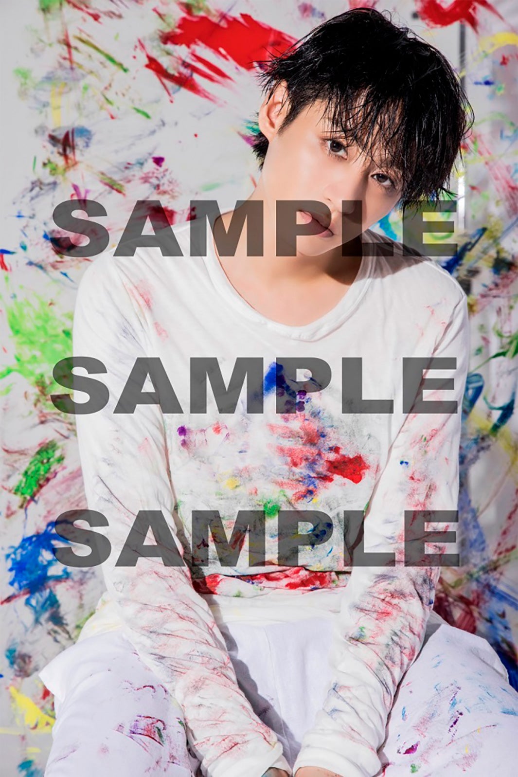 前山剛久ビジュアルブック「Artist」アニメイト購入特典L判生写真（提供写真）