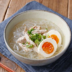 しらたきでカロリーオフ!「鶏だし塩ラーメン」の作り方【リセットご飯】