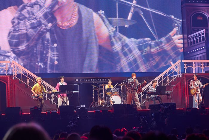 (左から)田中雅功、伊藤壮吾、EIKU、TETTA、KEVIN、高田彪我「第ゼロ感」(撮影:ウチダアキヤ/草間智博)