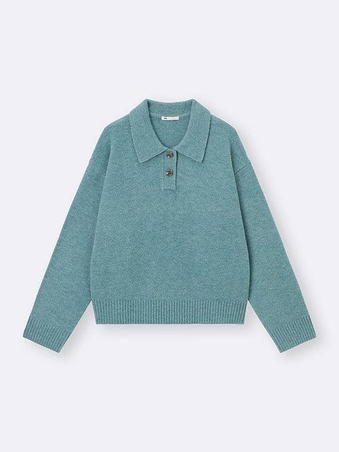 GU パフニットポロシャツ GUのパフニットポロシャツ