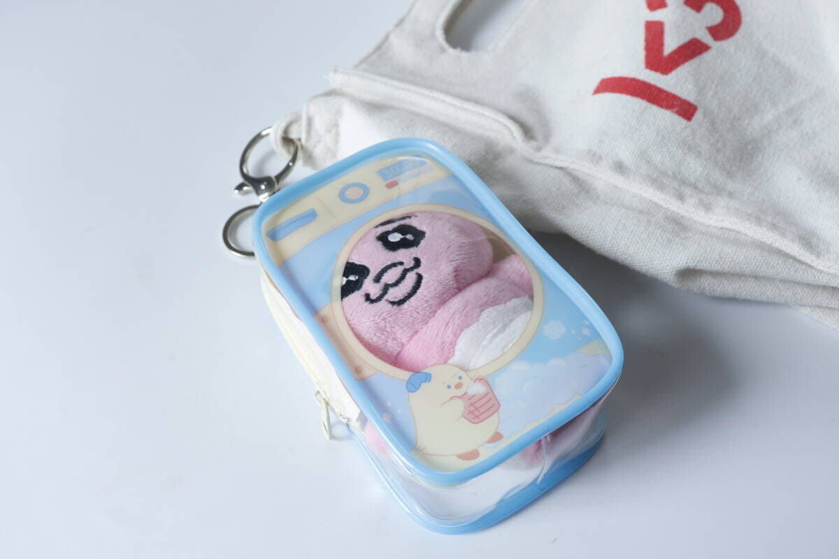 ビニールポーチ（洗濯ひよこ）　使用例