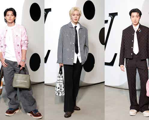 平野紫耀・YUTA・J-HOPEら「ルイ・ヴィトン」ファッションショー来場 パリに豪華ゲスト集結
