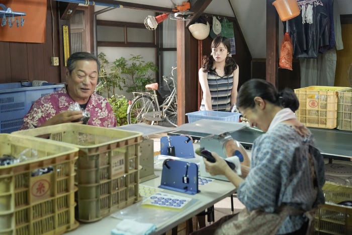 松平健、橋本環奈、宮崎美子「おむすび」第64話(C)NHK