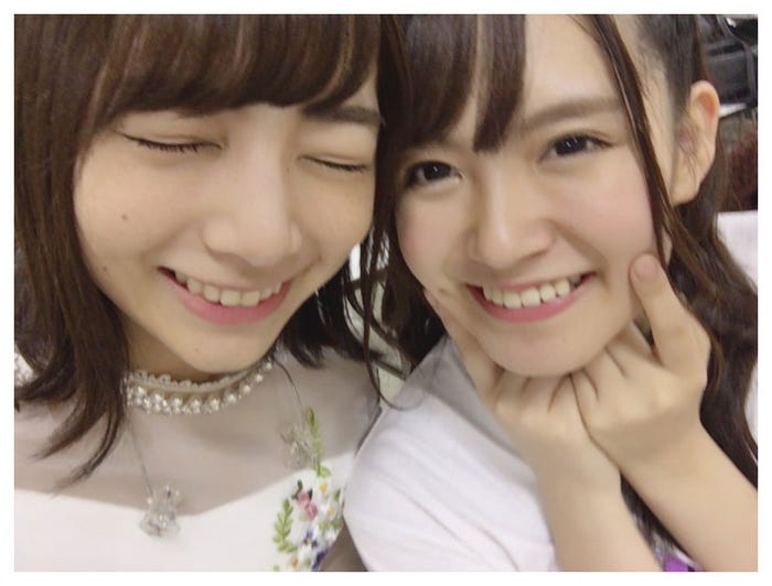 北野日奈子、中元日芽香/北野日奈子オフィシャルブログより