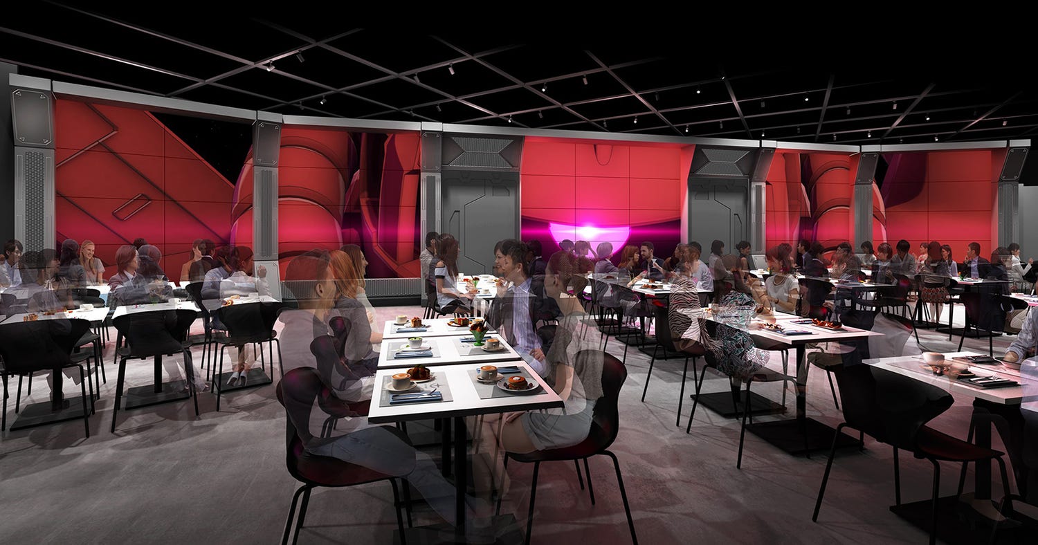 秋葉原「ガンダムカフェ トーキョー ブランドコア」ショーも上演するエンタメレストランに進化