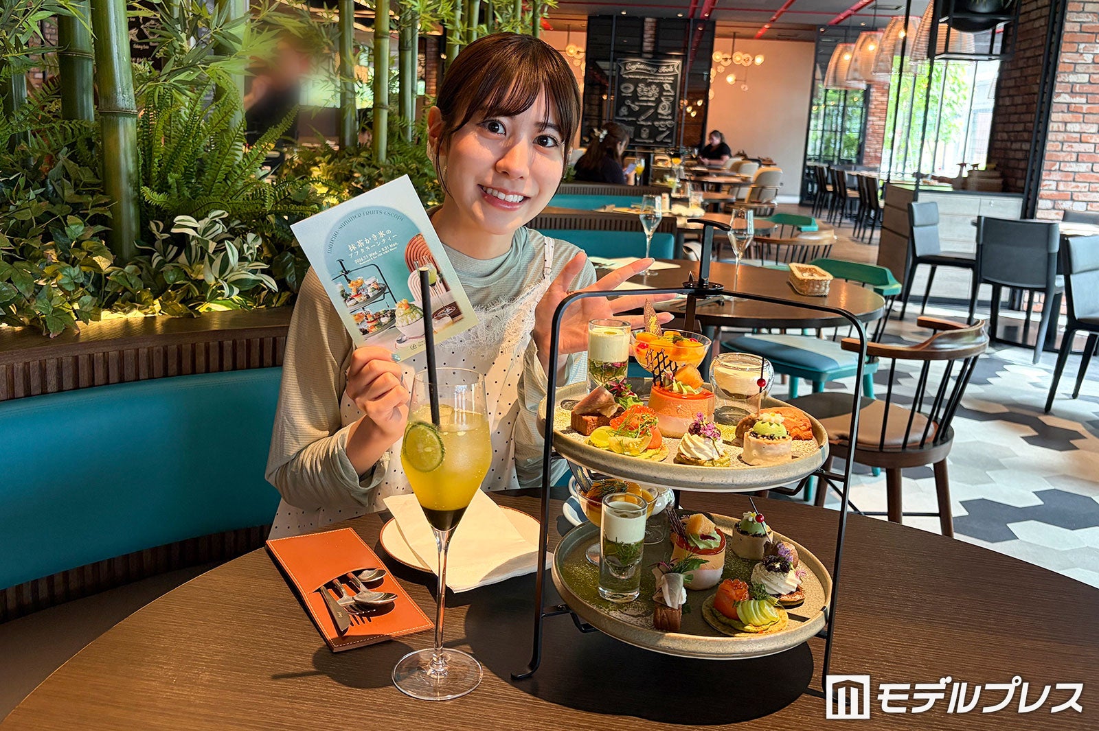 “抹茶かき氷”主役のアフタヌーンティー登場 東京ベイ潮見プリンスホテルで“和×現代トレンド融合” 竹田えみりがレポート