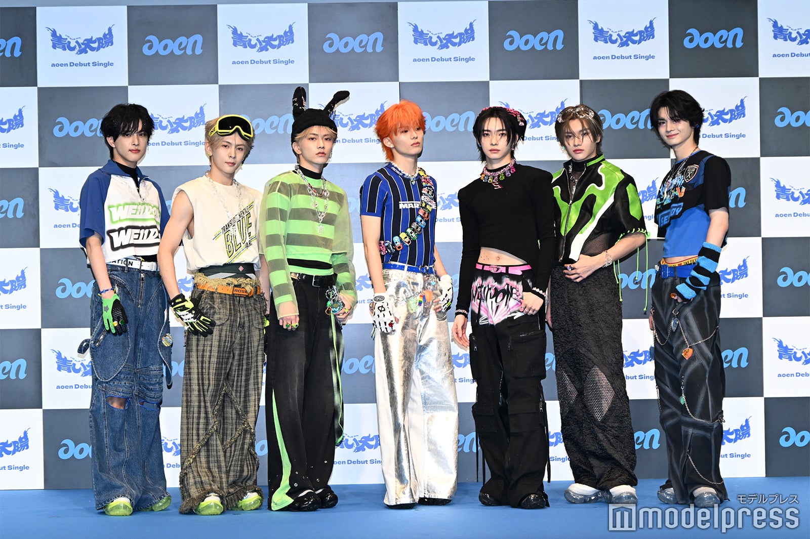 優樹（YUJU）、琉楓（RUKA）、礼央（REO）、京助（KYOSUKE）、颯太（SOTA）、雅久（GAKU）、ハク（HAKU）（C）モデルプレス