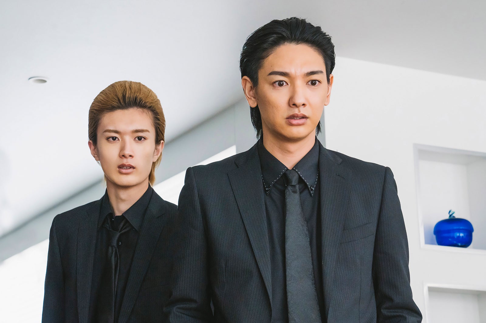 山中柔太朗、七瀬公「恋と弾丸」第7話より（C）箕野希望・小学館／「恋と弾丸」製作委員会・MBS