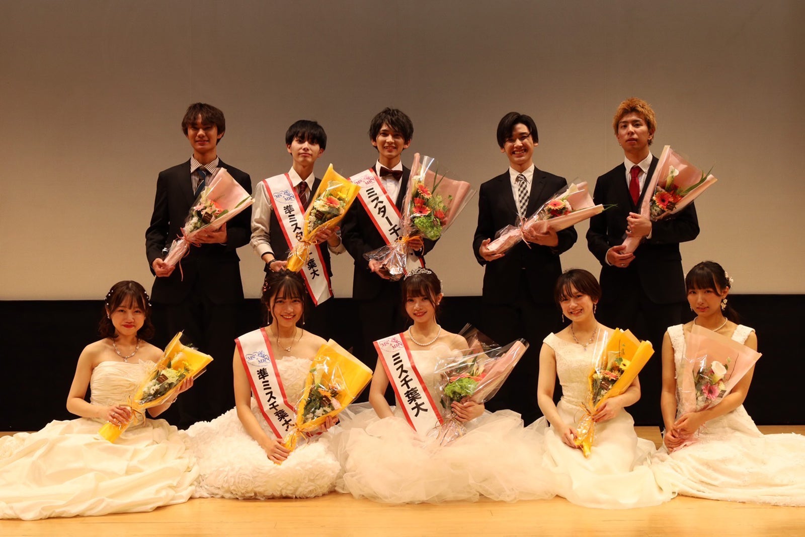 「千葉大 Ms＆Mr Contest 2023」ファイナリスト（提供写真）