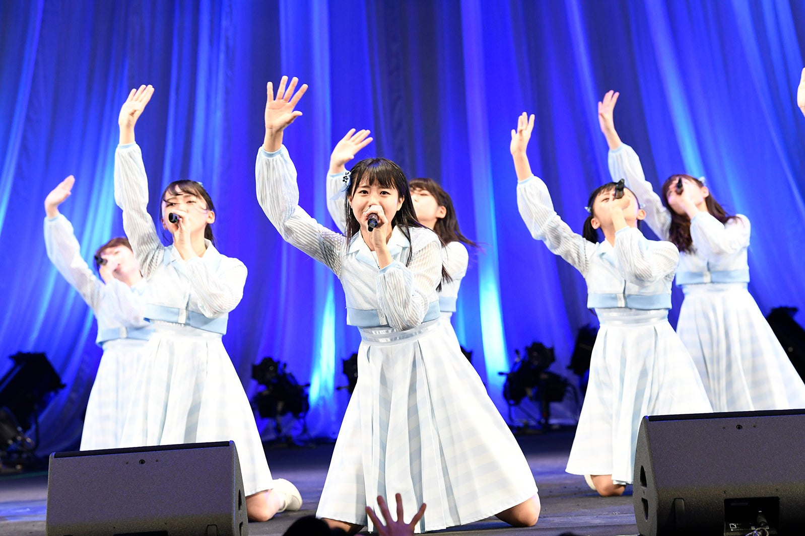 STU48⻄⽇本豪⾬⽀援活動「がんばろう！瀬⼾内」チャリティーコンサートツアー最終公演（C）STU