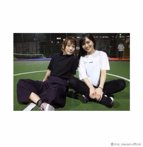 川栄李奈、NMB48山本彩と密着ショット　久々の再会にファン「やばい泣いちゃう」