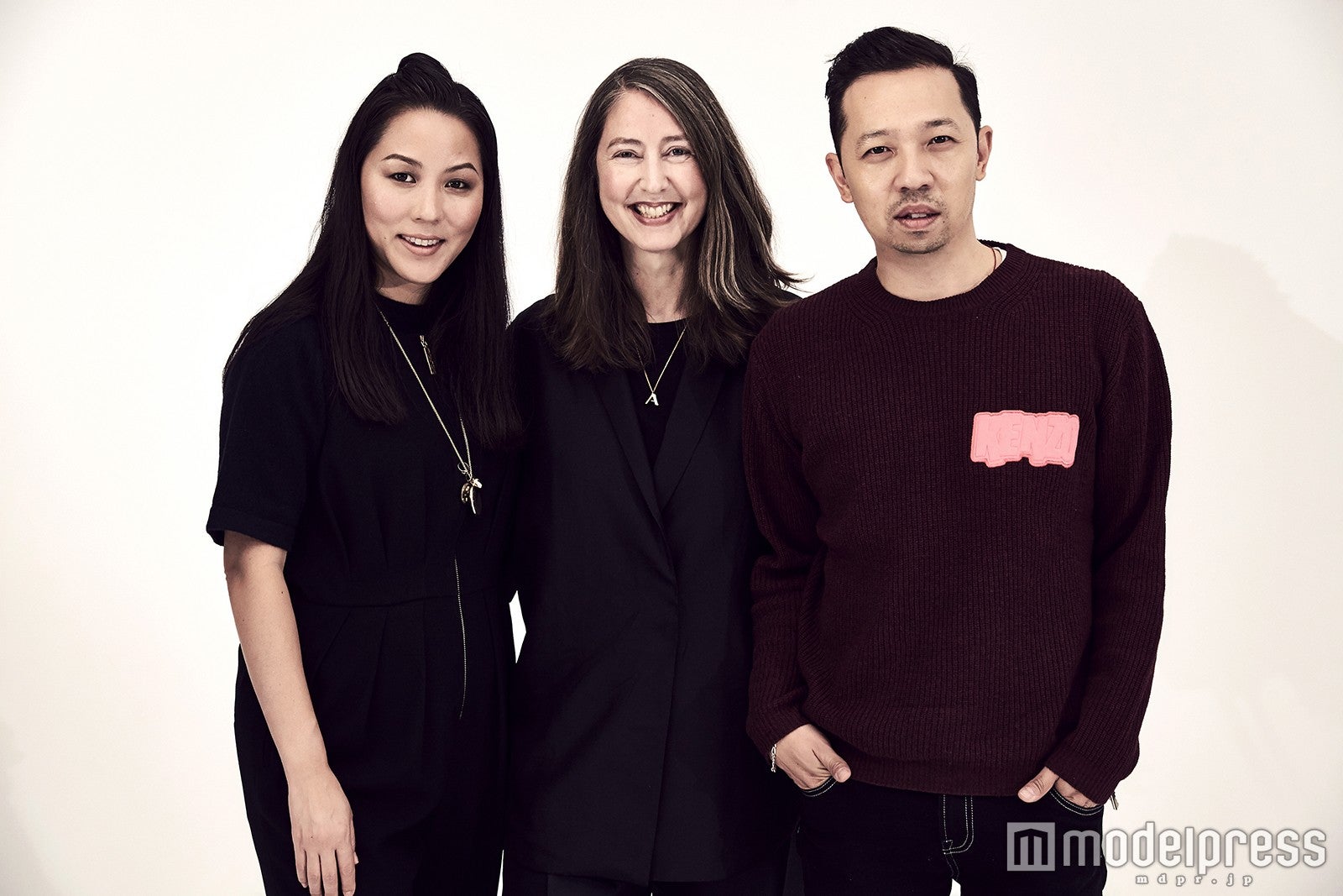 （左から）キャロル・リム、アン・ソフィー・ヨハンソン、ウンベルト・リオン