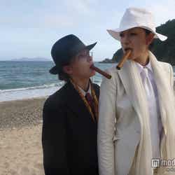 土屋アンナ、冨永愛(C)テレビ朝日