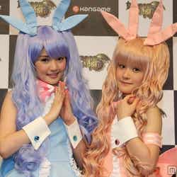 左から:道重さゆみ、嗣永桃子