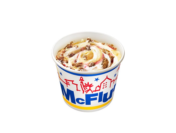 「マックフルーリー ニューヨークチーズケーキ」／画像提供：日本マクドナルド