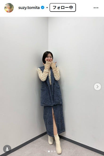 富田鈴花Instagramより