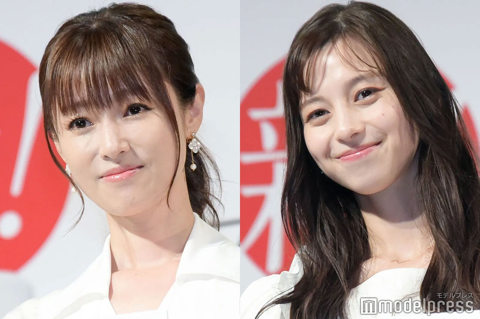 深田恭子＆中条あやみ、純白ワンピースで登場「ここまで白いのはなかなかない」