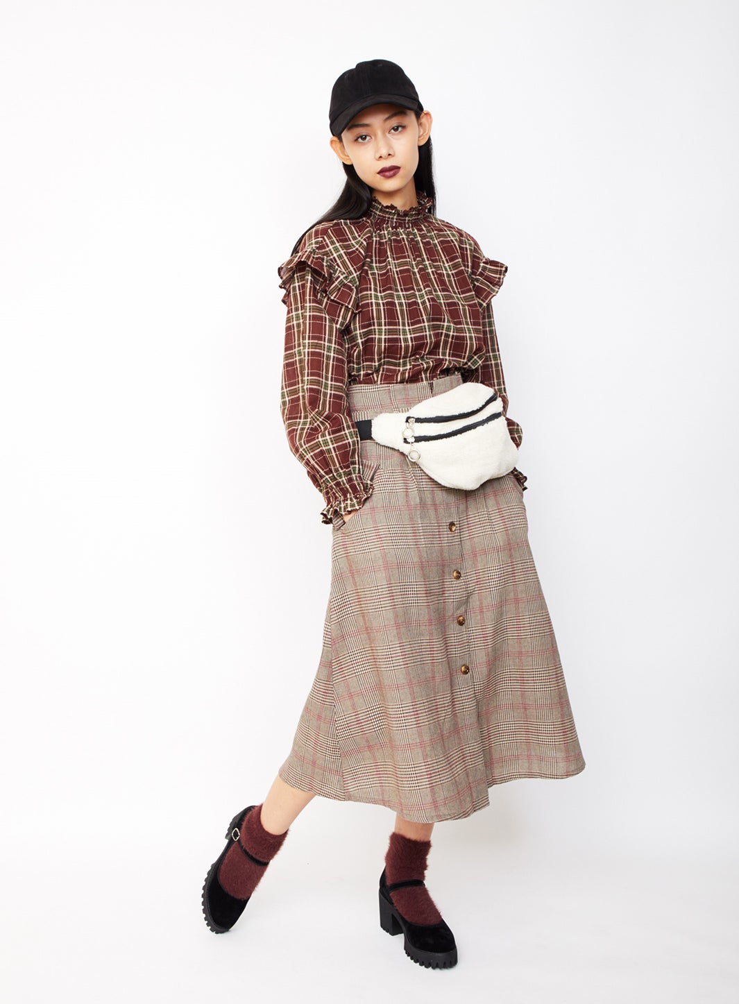 チェックオンチェック／衣装協力：WEGO