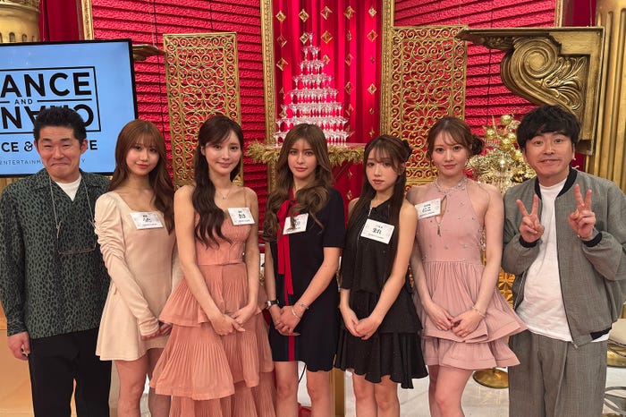 (左から)池田一真(しずる)、うた、きほ、きこ、まれ、にこ、純(しずる)(提供写真)