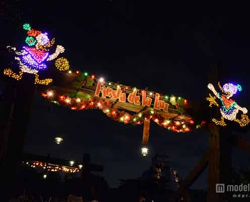 ディズニークリスマス、新スポット登場 キラキラ輝く“光の祭り”