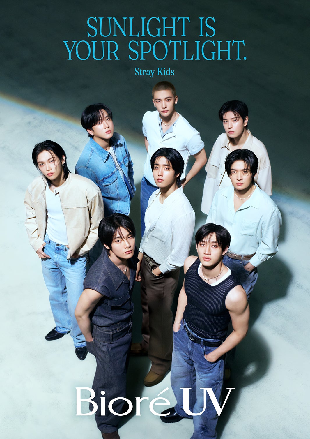 Stray Kids、“太陽のように輝く”自然体な姿 日やけ止めブランドグローバルキャンペーン登場