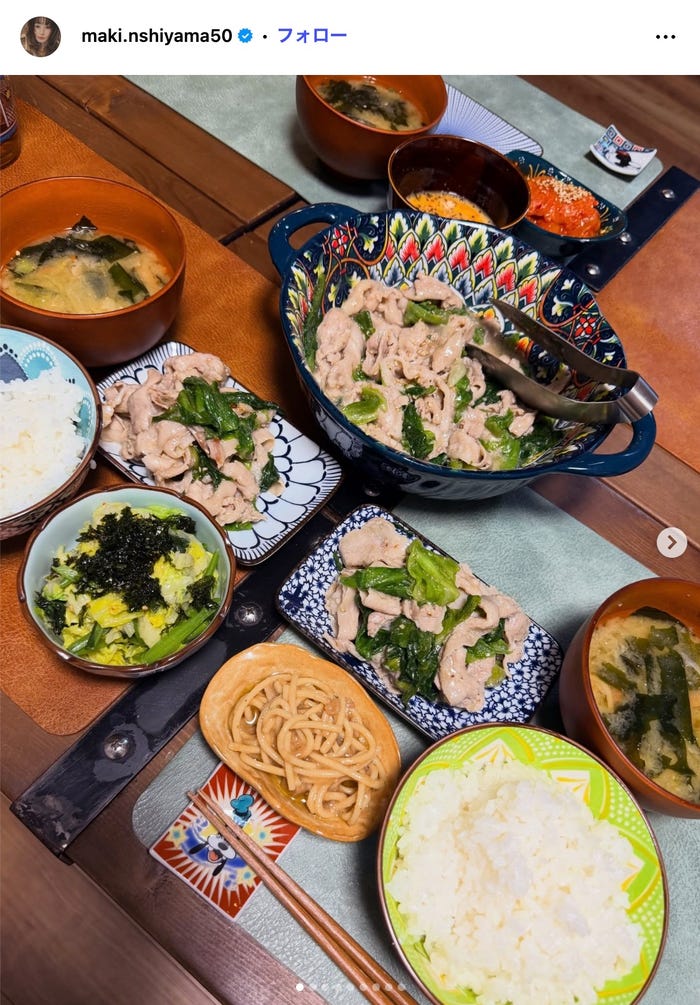 西山茉希Instagramより