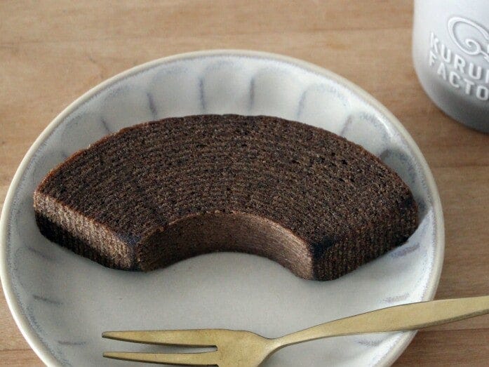 コーヒーの苦みがきいた、大人のバウムクーヘン