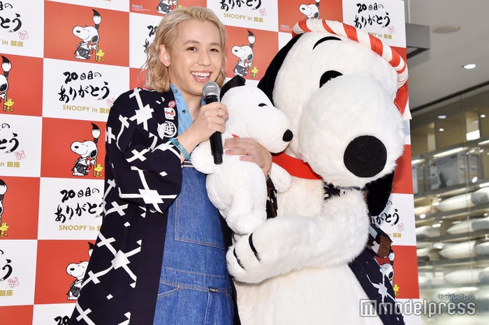 りゅうちぇる&スヌーピー(C)モデルプレス