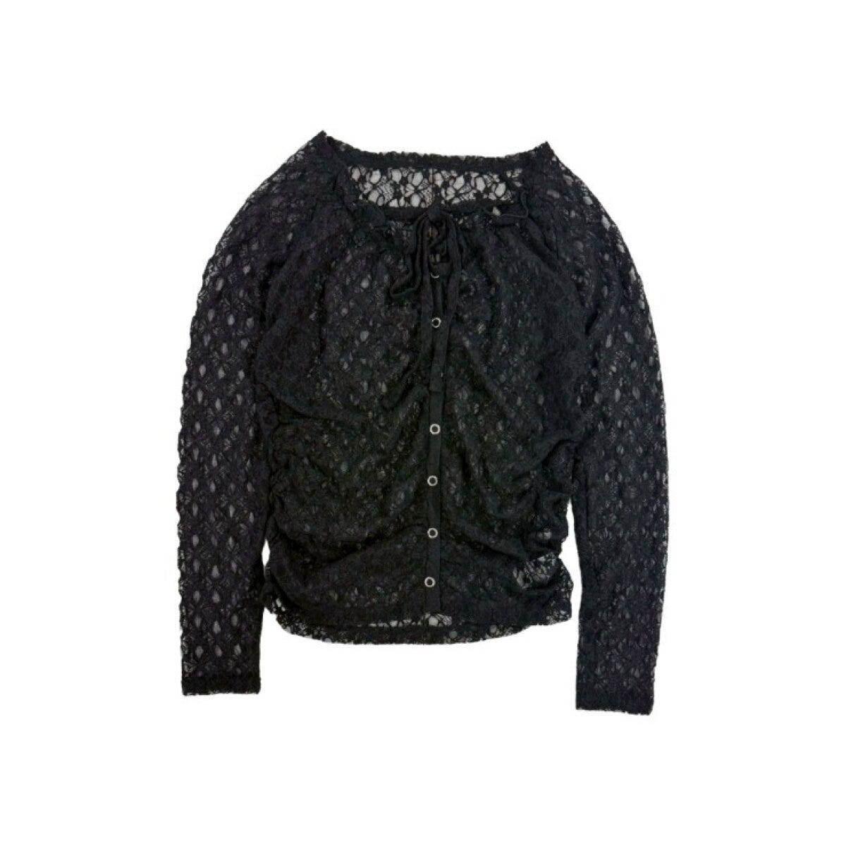 しまむらのレースカーディガン（mio）