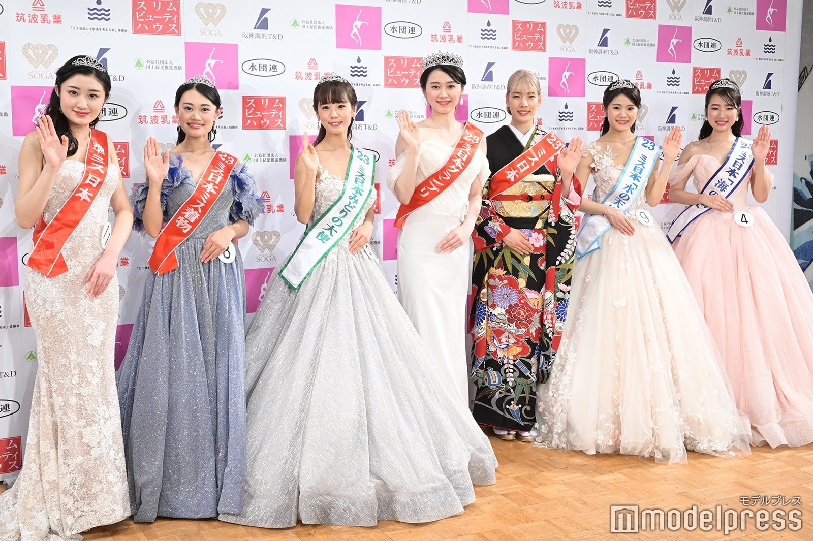 「ミス日本コンテスト2023」受賞者 （C）モデルプレス