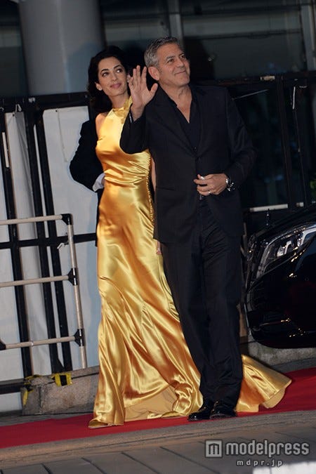 ジョージ・クルーニーとアマル夫人