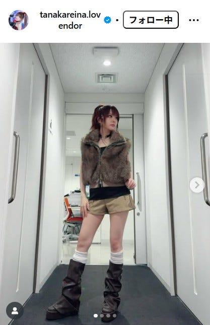 田中れいなInstagramより