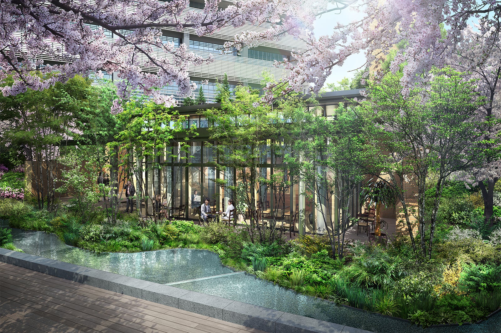 庭園／画像提供：新日鉄興和不動産