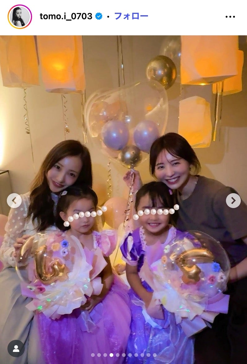 板野友美Instagramより