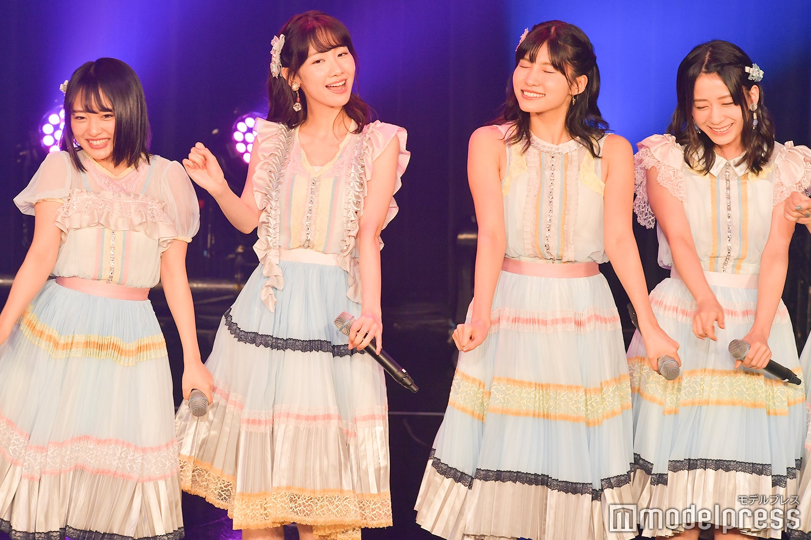 向井地美音、柏木由紀、谷口めぐ、佐々木優佳里「TOKYO IDOL FESTIVAL 2018」 （C）モデルプレス
