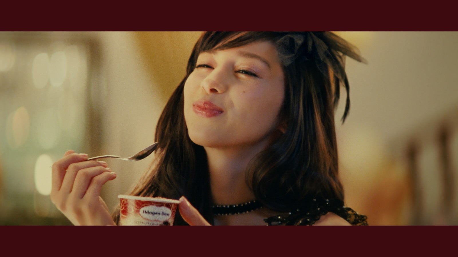 中条あやみ出演新CMより（提供写真） 